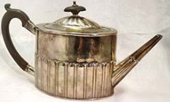 Silver teapot with provenance to the Wedgwoods and Darwins sold at Cumbria auction