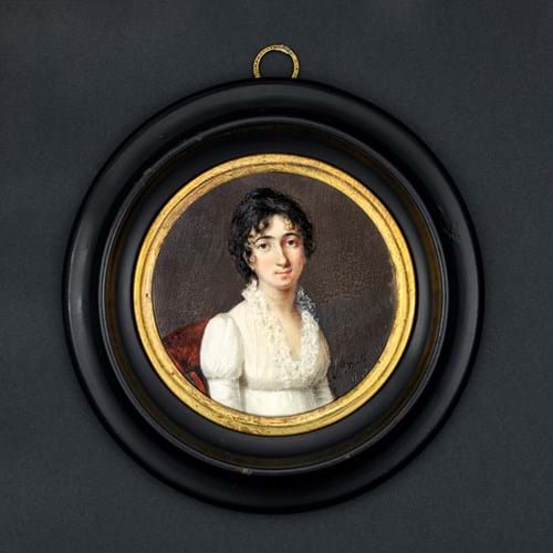 Portrait miniature of Henriette Rath (1773-1856): Madame Argand, née Blanc