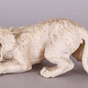 An ornament of a snarling lion