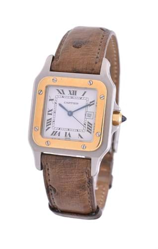 A Cartier Santos watch