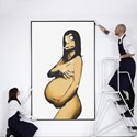 Banksy’s Barely Legal Poster (After Demi Moore)