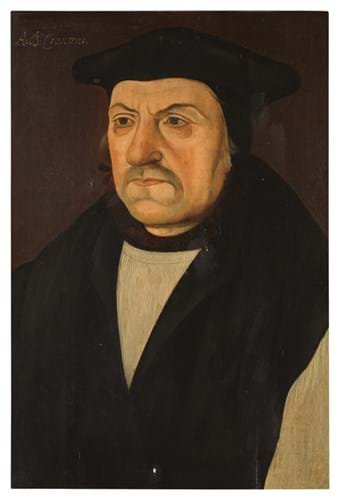 Portrait of Matthew Parker, Archbishop of Canterbury