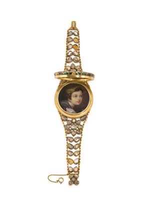 Queen Victoria Diamond gold bracelet