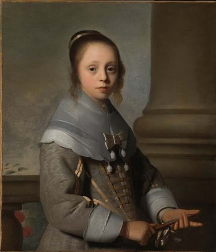 Portrait of a Girl by Isaack Luttichuys