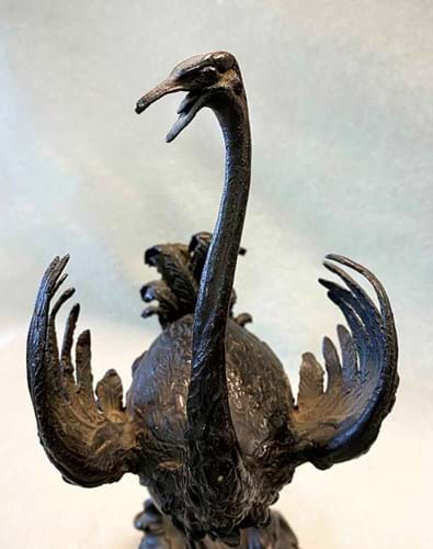Bronze ostrich by ‘workshop of Giambologna’