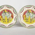Clarice Cliff tableware Circus range designed by Dame Laura Knight