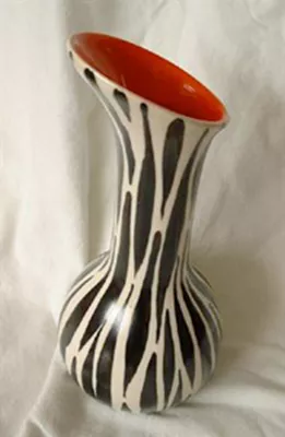 Beswick Zebra pattern vase