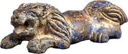 Lapis lazuli lion from the Elamite Empire