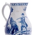 Lowestoft porcelain jug