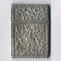 Anglo-Indian silver card case