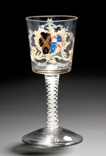 Beilby glass formerly in the Chris Crabtree collection