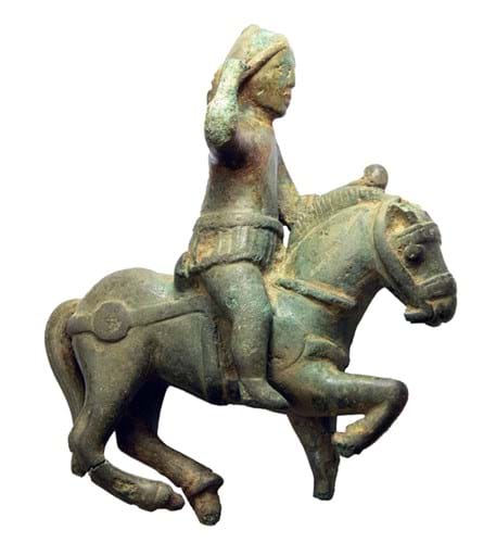 Statuette of the god Mars on horseback