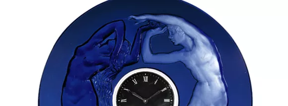 Lalique La Jour et La Nuit (Day and Night) timepiece
