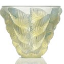 Lalique Moissac opalescent vase
