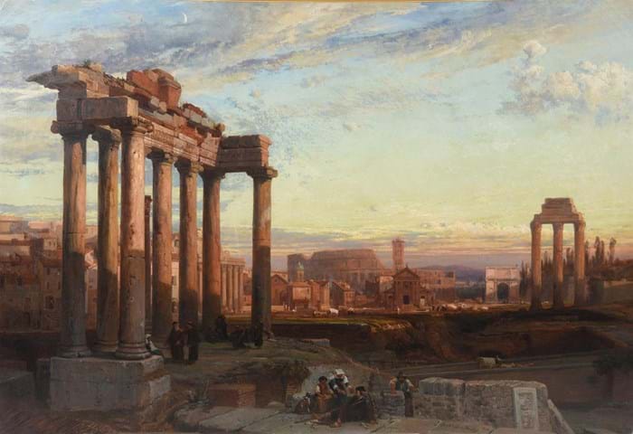 Frederick Bridell view of Rome