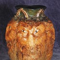 Martin Brothers  satyr vase