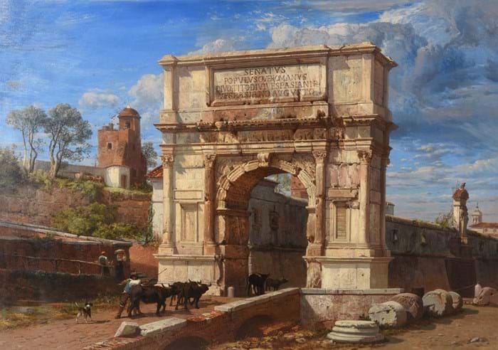 Frederick Bridell view of Rome
