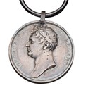 Waterloo Medal awarded to Captain Edwin Sandys