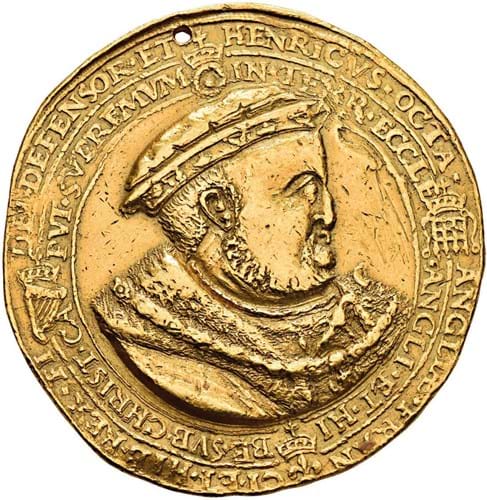 Henry VIII gold medal
