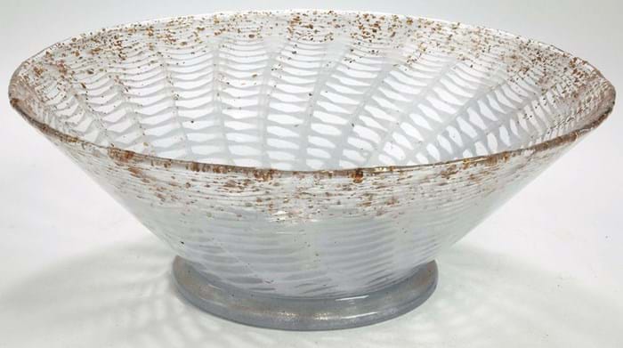 Monart bowl clear glass