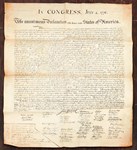 Copy of the Declaration of Independence unearthed in Scotland heads to Philadelphia auction