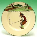 Royal Doulton Golfing Series plate