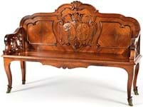 Bench owned by Dutch notables emerges in Stuttgart sale