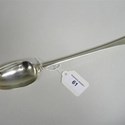 English silver basting spoon