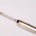 Silver specially shaped spoon