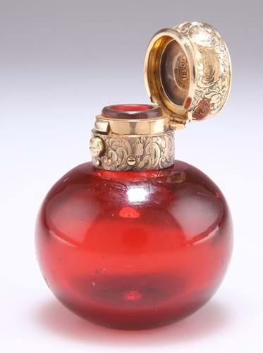 Ruby scent bottle