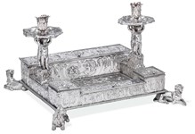 Rare silver inkstand makes its mark among latest London auctions
