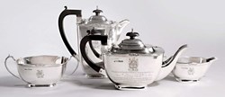 The web shop window: Stanley Matthews' silver tea service