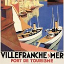 Poster Villefranche-sur-Mer designed by Roger Broders