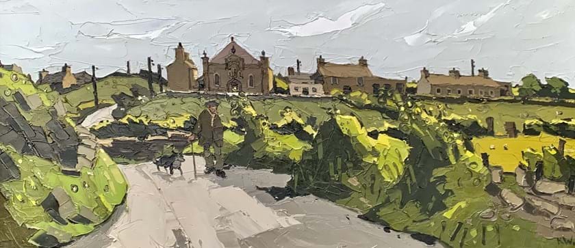 A painting by Kyffin Williams