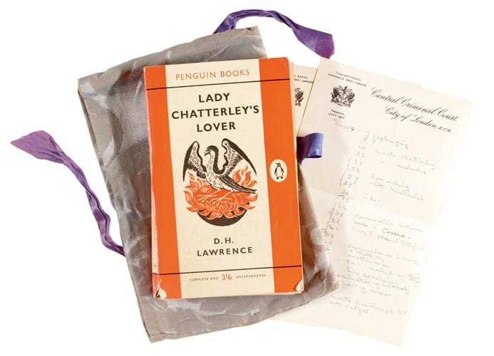 DH Lawrence’s novel Lady Chatterley's Lover
