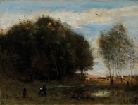 Camille Corot marsh scene offered in Cannes