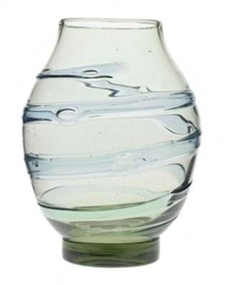 Whitefriars Glass ovoid vase designed by James Hogan