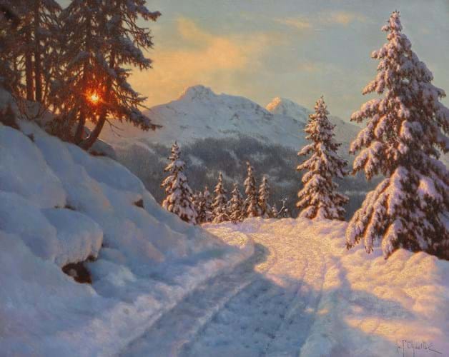 Ivan Fedorovich Choultse view of Engadine