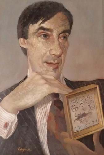 A portrait of William Hardie by John Byrne