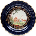 Worcester Porcelain Aesops Fables plate