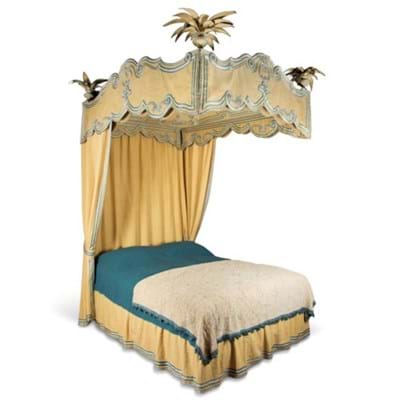 Italian Baroque tester bed