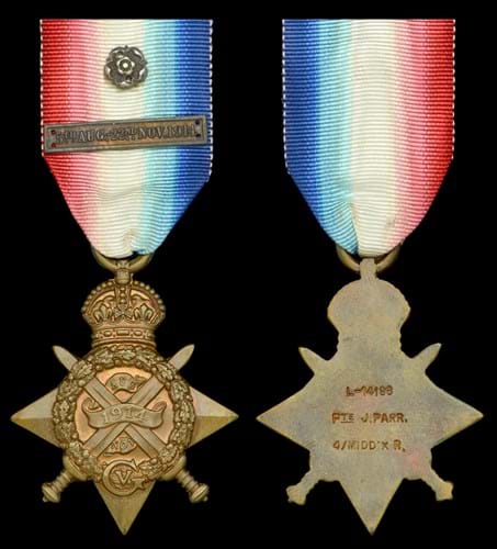 John Parr's First World War medal 