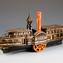 Chinese model paddle steamer