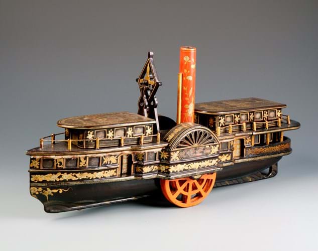 Chinese model paddle steamer