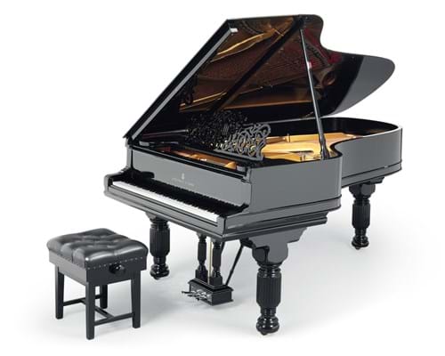 Steinway grand piano at Chrisite’s