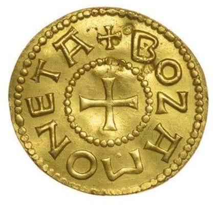 Gold Saxon coin