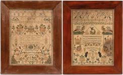Sisters' sampler skills on show at Mallams' auction
