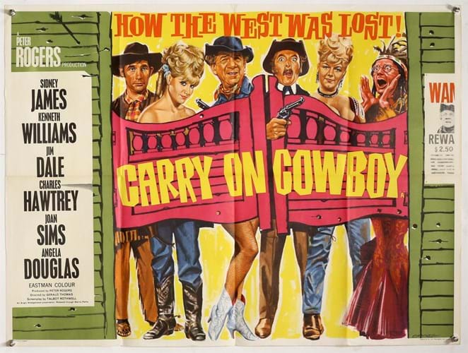 Carry on Cowboy poster