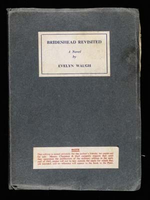 Brideshead Revisited inscribed by Evelyn Waugh