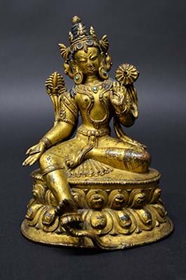 Tibetan statue Bellmans auctions